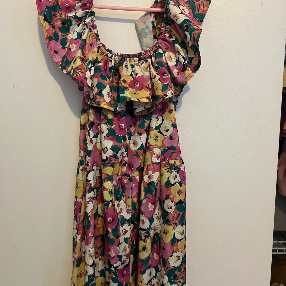 Floral Ruffle Romper - Picture 2 of 3